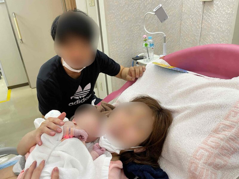出産後の写真